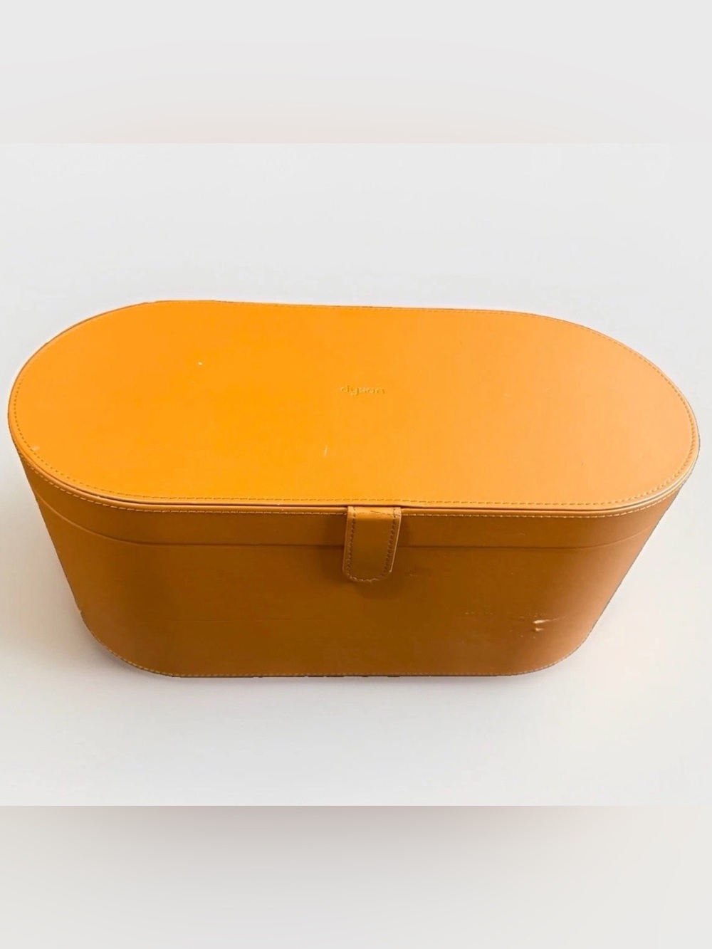 Dyson Airwrap Styler Leather Storage Hard Case Only Tan Brown